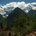 Widoczek na trasie Xidang - Yubeng