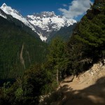 Widoczek na trasie Xidang - Yubeng